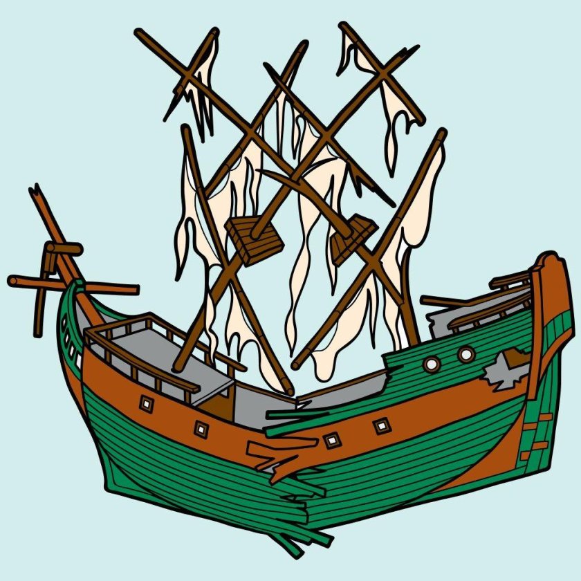 Деревянный корабль