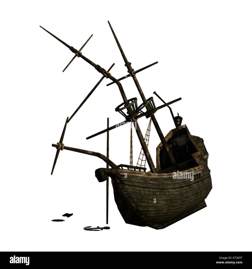 Обломки корабля