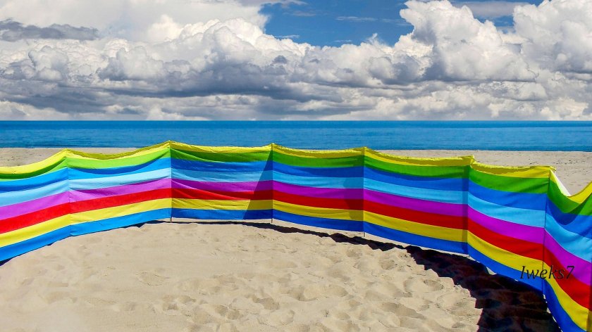 Ограждение для пляжа