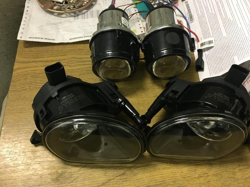 ПТФ линзы Ауди q7 4l