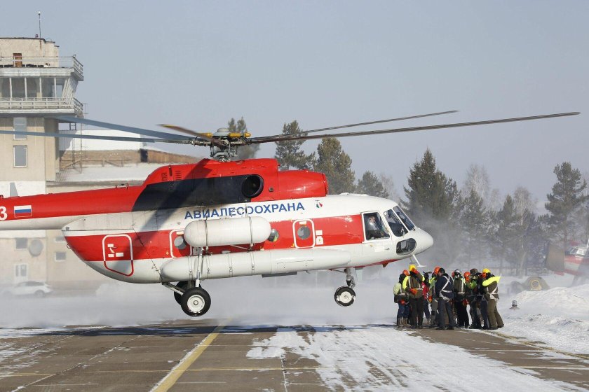 Вертолет "пожарный"