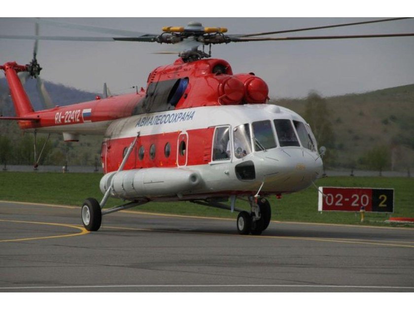 Вертолет ми 8 Авиалесоохрана
