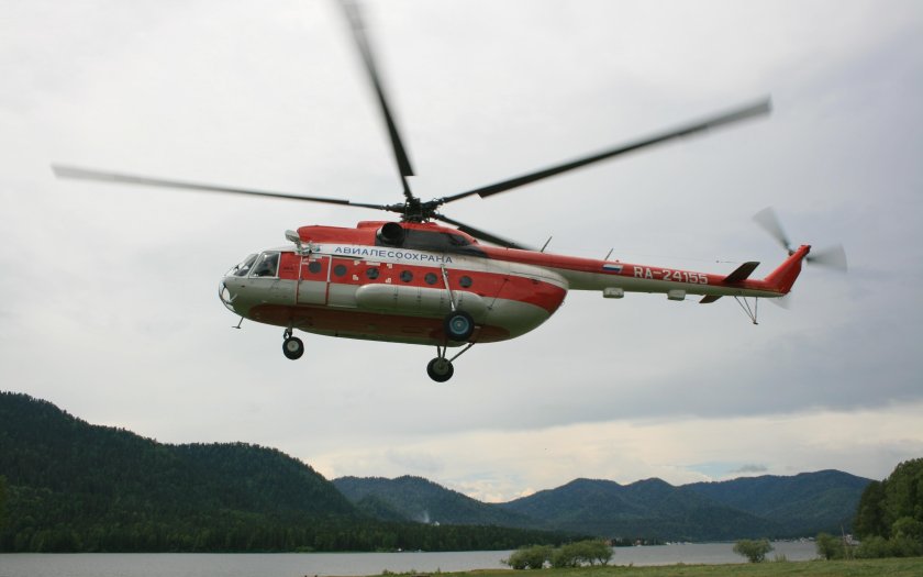 Лесоохрана вертолет ми-8