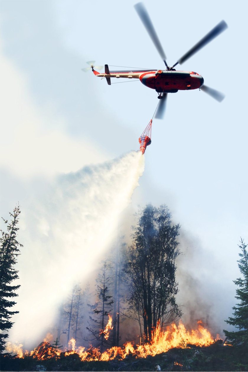 Вертолет ми 8 Авиалесоохрана