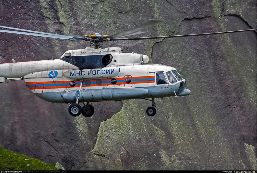 Лесоохрана вертолет ми-8