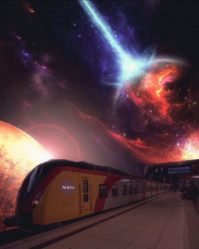 Космическая железная дорога