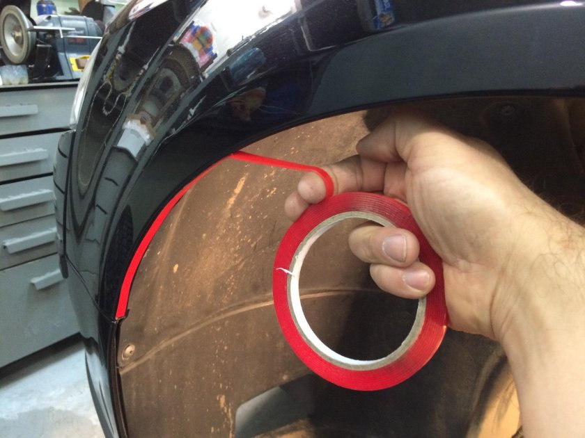 Защита кромки арки Фольксваген поло седан 2014