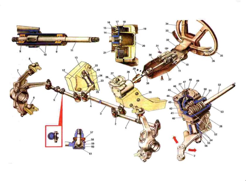 Рулевое управление ВАЗ 2121 Нива