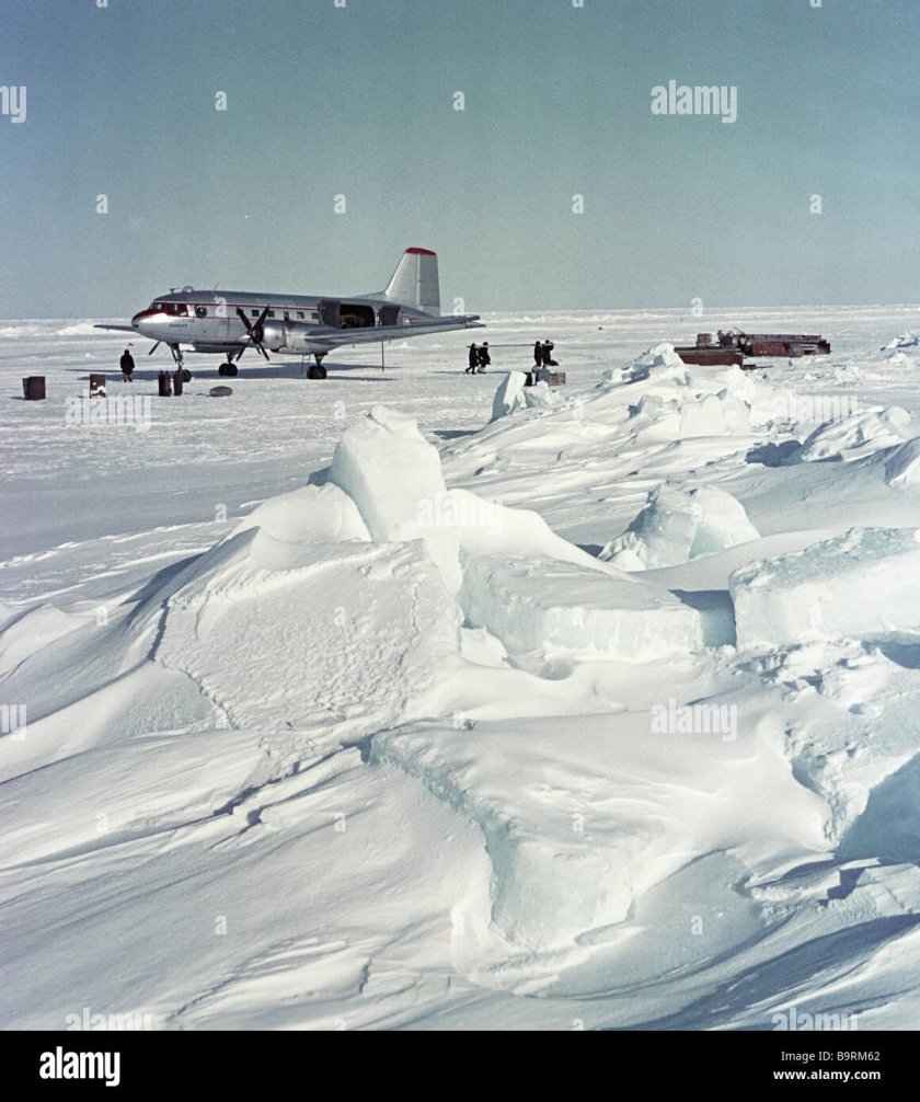 Северный полюс с самолета