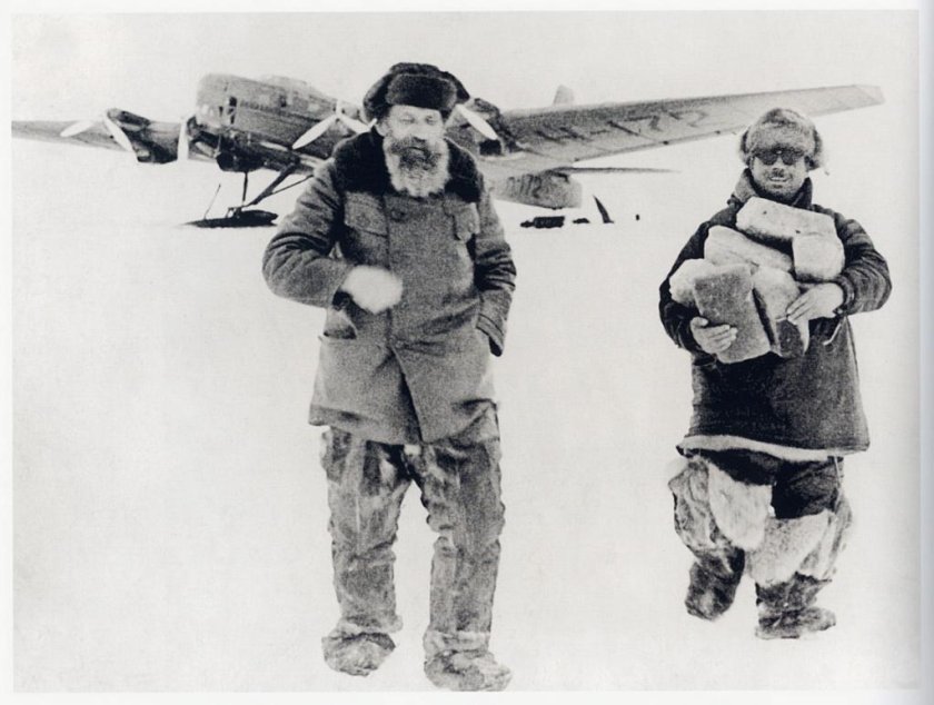 Отто Юльевич Шмидт Северный полюс 1