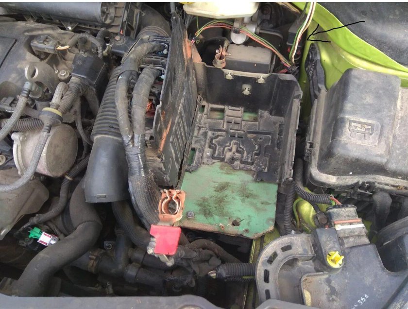 Пежо 207 1.4 подкапотное