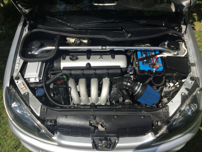 Peugeot 206 под капотом