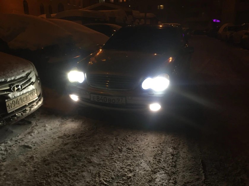 Лед ламп ПТФ w203