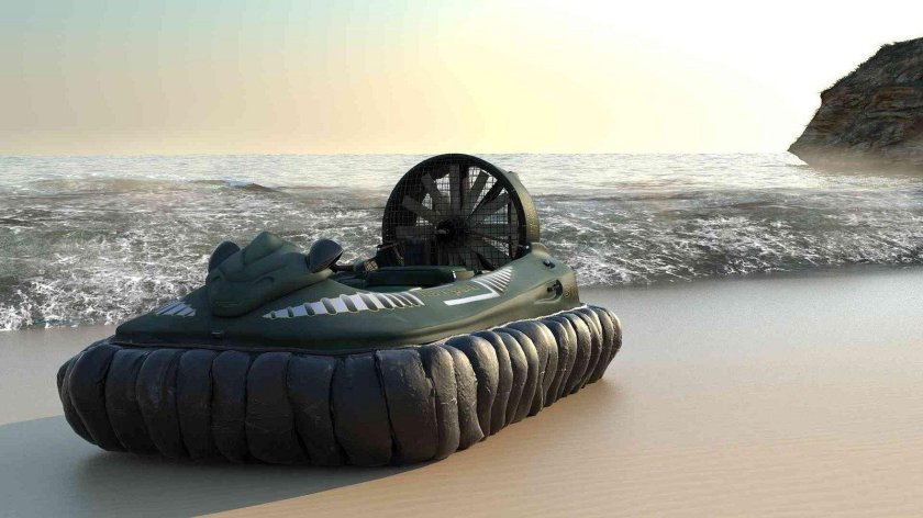 Hovercraft амфибия