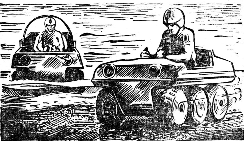 Мотоцикл на воздушной подушке Моделист конструктор