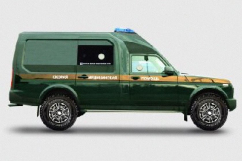 Спецавтомобиль медицинского назначения Lada Niva Legend 4x4 Kub