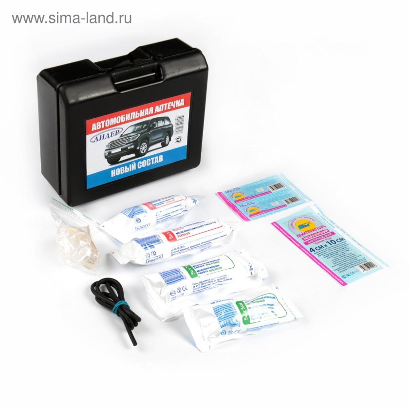 Аптечка автомобильная Лидер