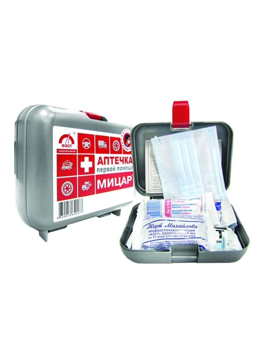 Аптечка дорожная №1 футляр 5 Мицар