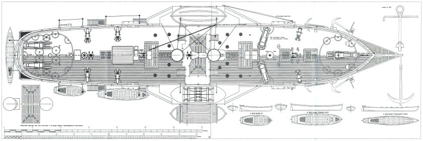 Пароходофрегат Владимир чертежи