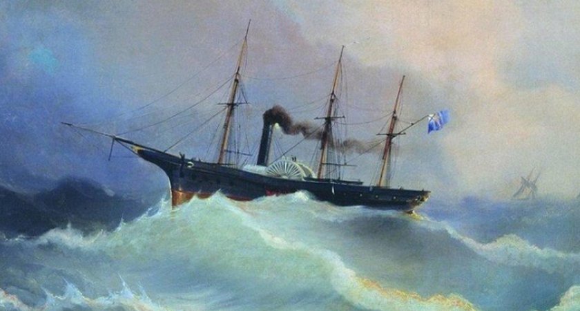 Пароход Метеор 1825