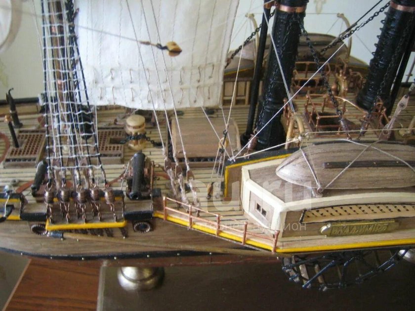 Модель пароходофрегата Владимир