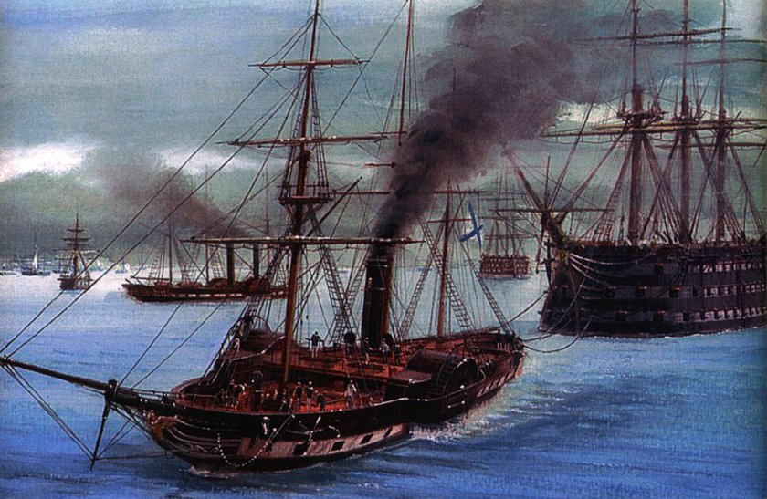 Пароходофрегат богатырь