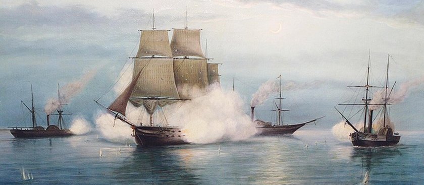 Фрегат Флора 1853