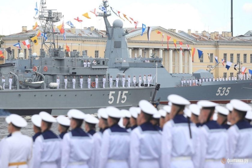 Военно-морской парад 2023 в Санкт-Петербурге
