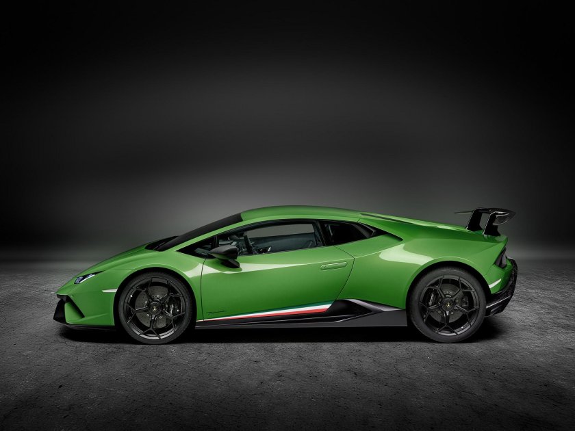 Lamborghini Huracan Performance зеленый