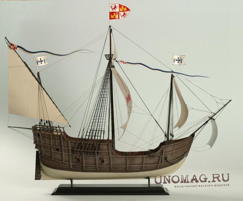 9020 Звезда 1/75 корабль Христофора Колумба Санта Мария