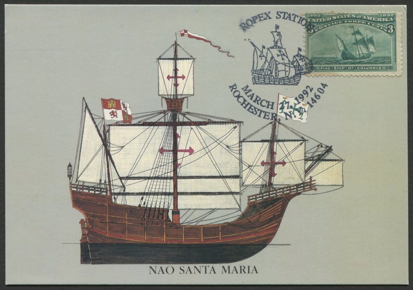 Каракка Санта Мария чертежи