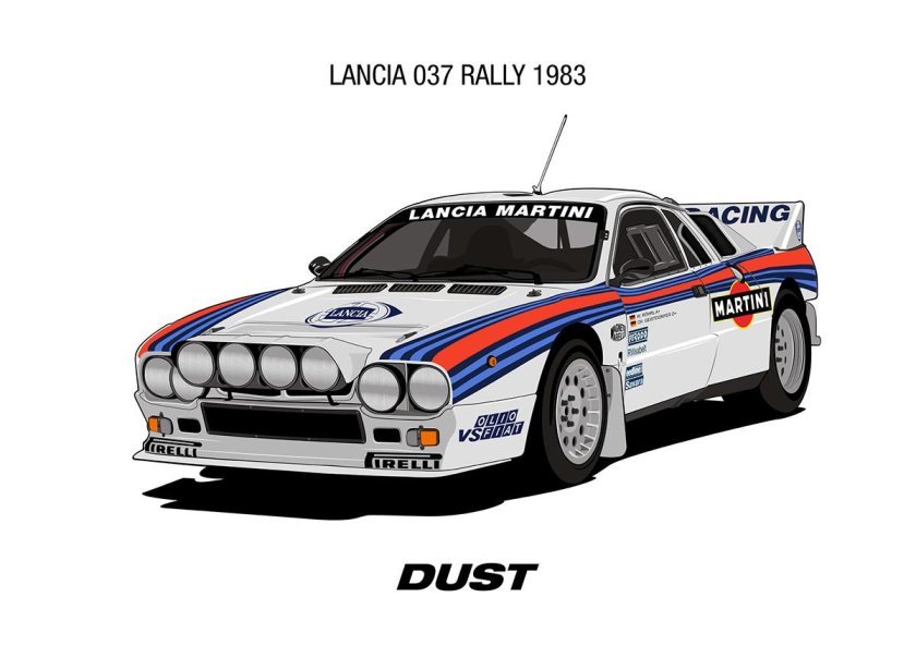 Lancia 037 Rally чертежи
