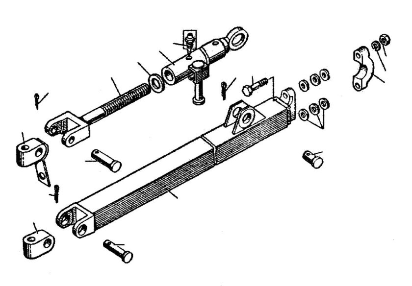 Гидроцилиндр перекоса чертеж т 130