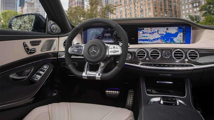 Мерседес 222 АМГ салон