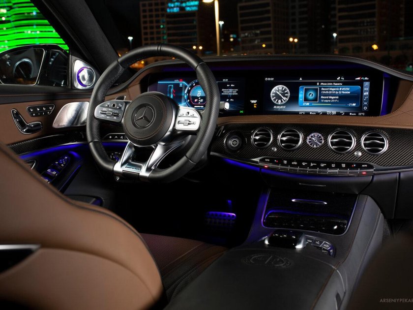 Мерседес 222 АМГ салон