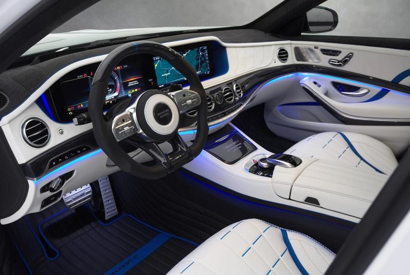 Мерседес s63 AMG w222 салон