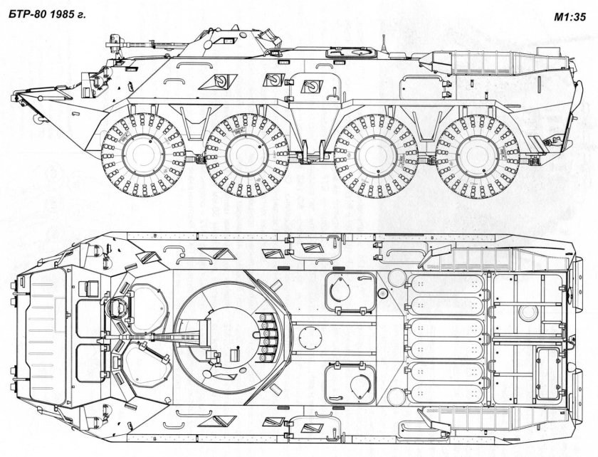 Техника БТР 80