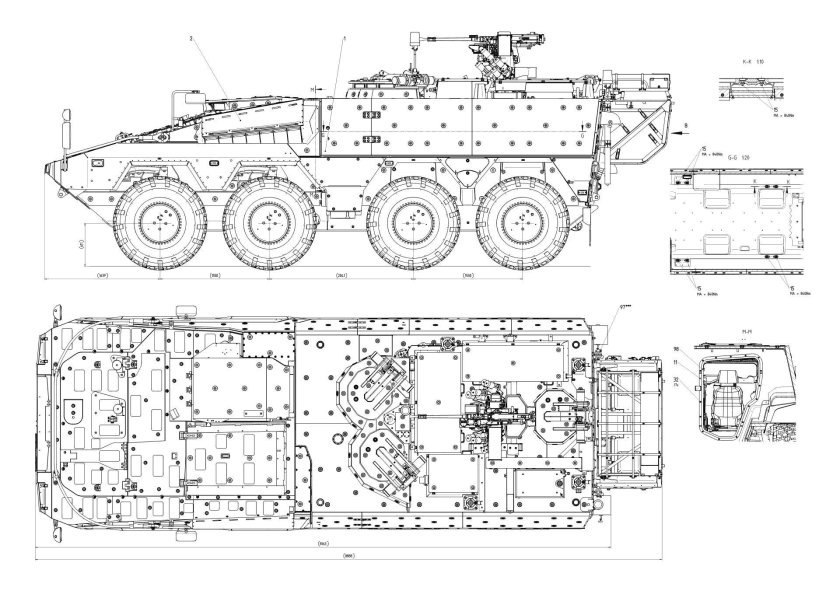 БТР 80 чертеж