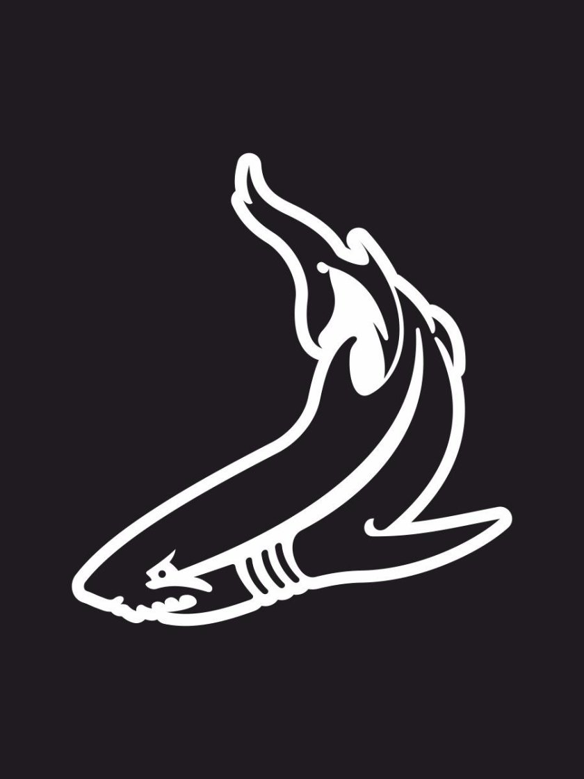 Наклейка на авто "акула"