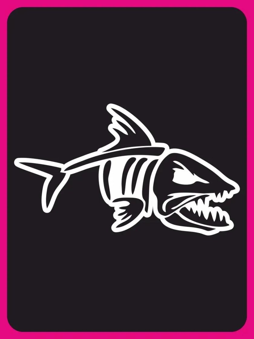 Наклейка рыба