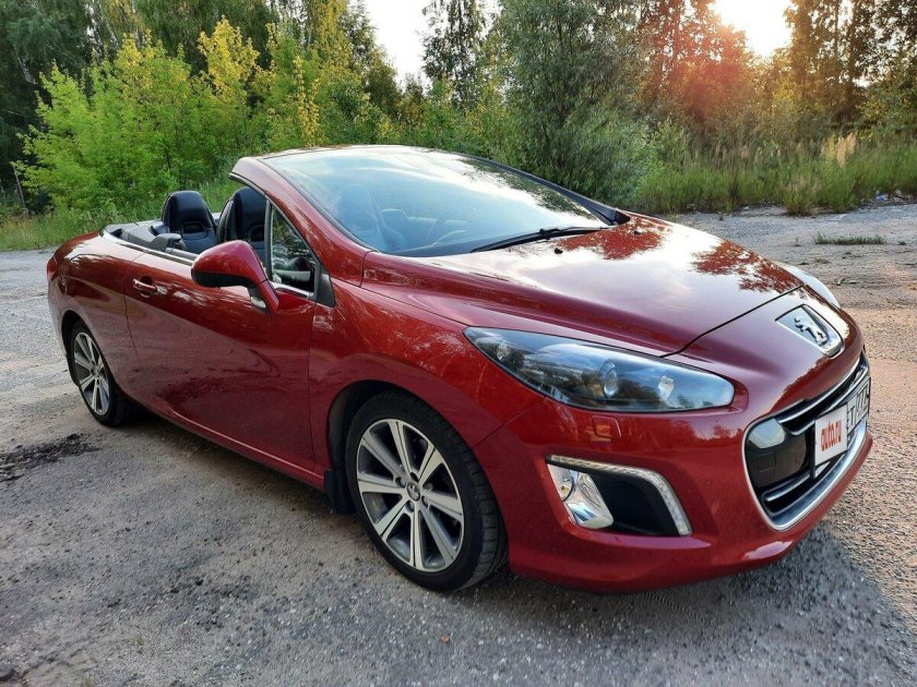 Пежо 308 красная кабриолет