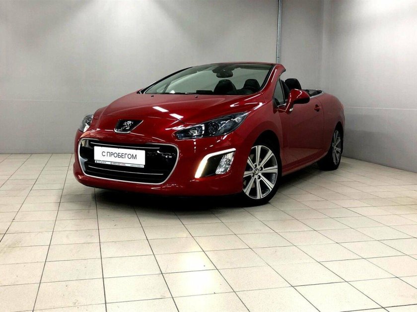 Пежо 308 красная кабриолет