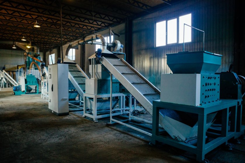 Линия переработке шин