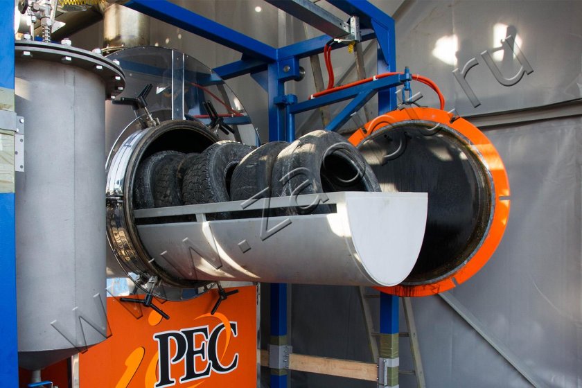 Пиролиз автомобильных шин