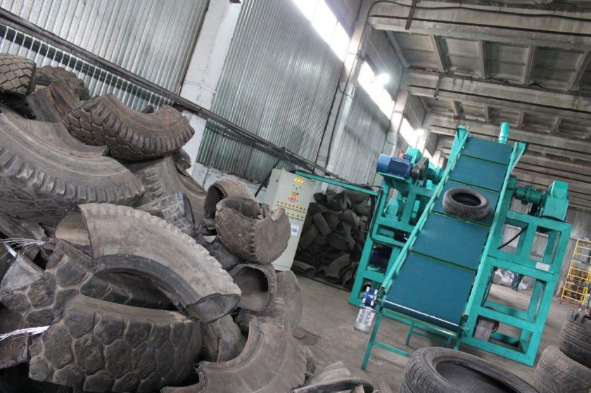 Линия по измельчению автомобильных шин ЛПШ 200