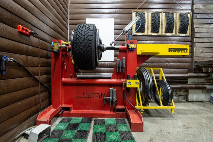 Станок для проверки шин