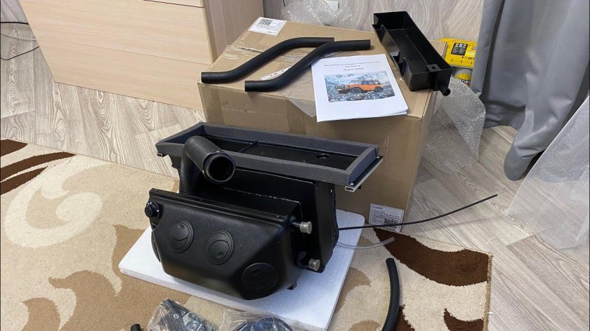 Отопитель Норд 6 на УАЗ Хантер