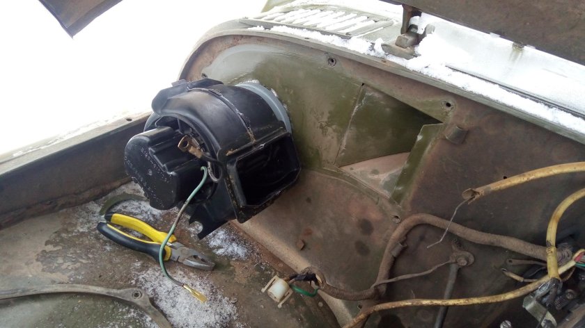 Печка отопителя УАЗ 469