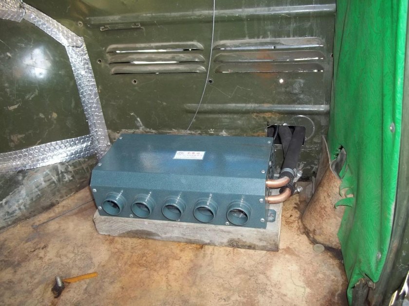 Печка Рубин 303 в УАЗ Буханка