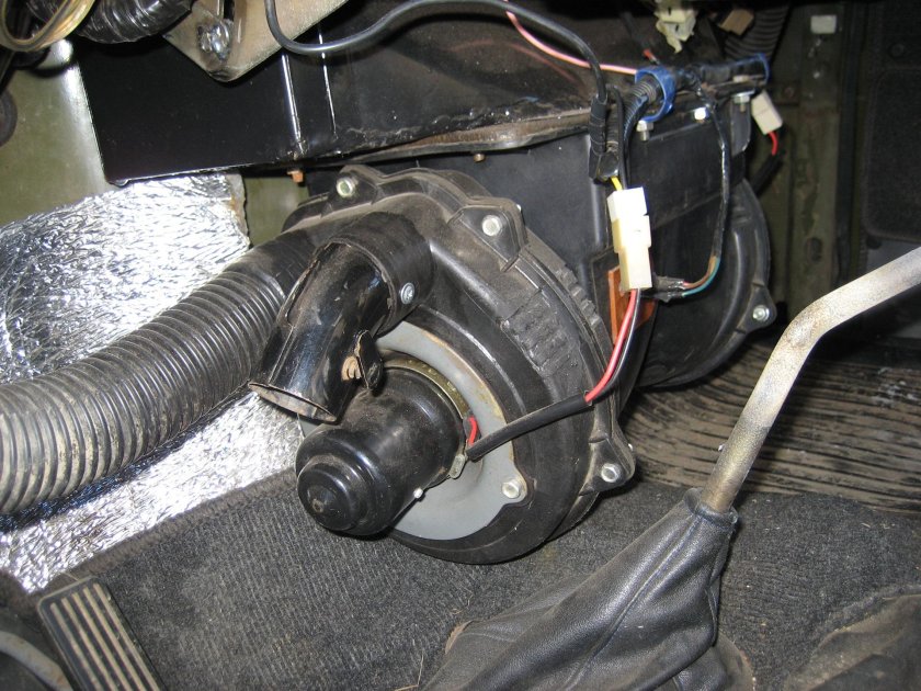 Отопитель салона УАЗ Хантер модернизация